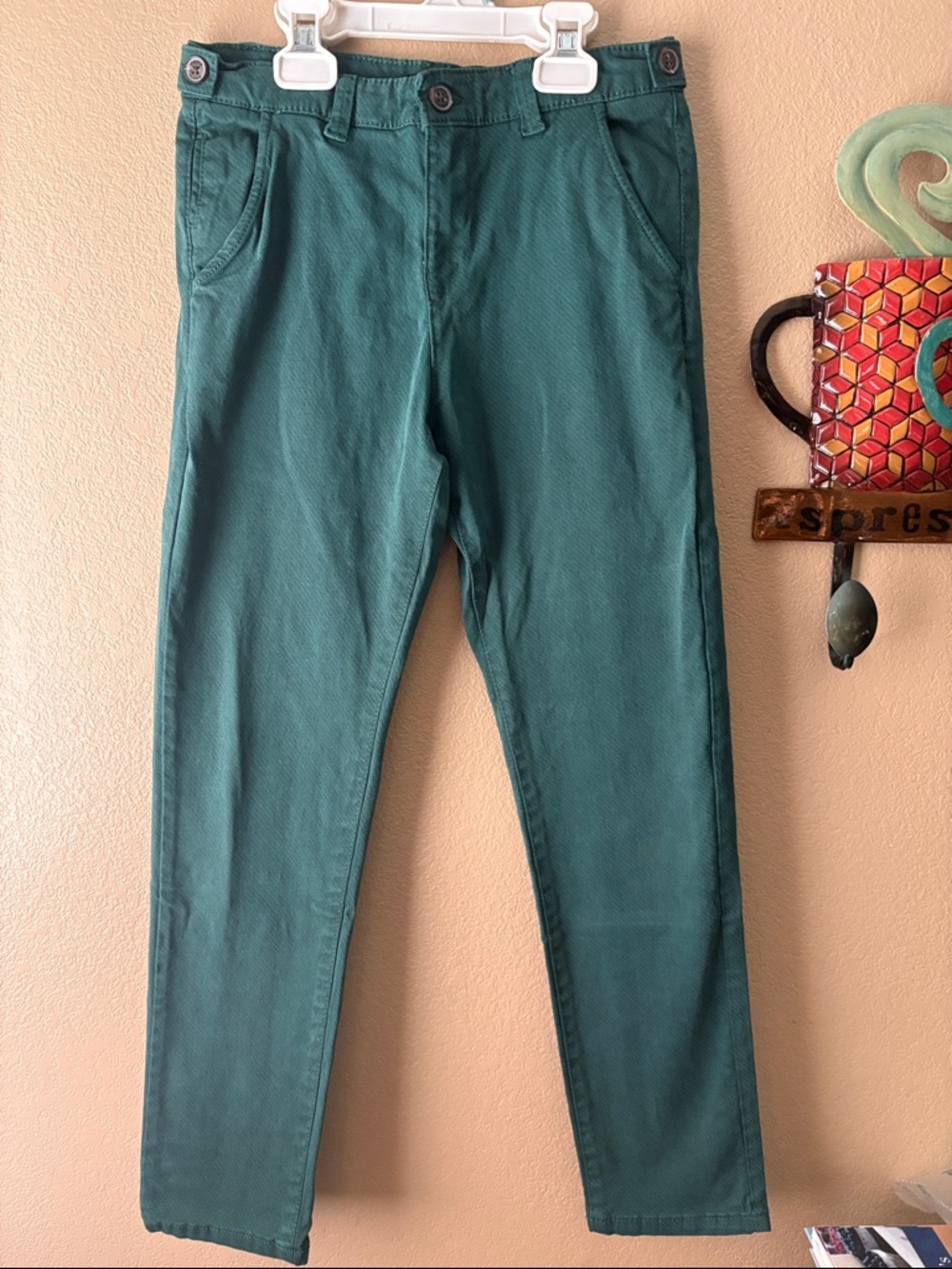 Mayoral Green Kids Casual Pants